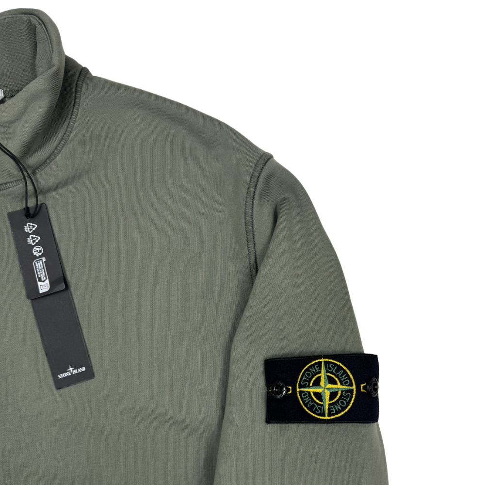 Sudadera con cremallera Stone Island verde - talla 2XL