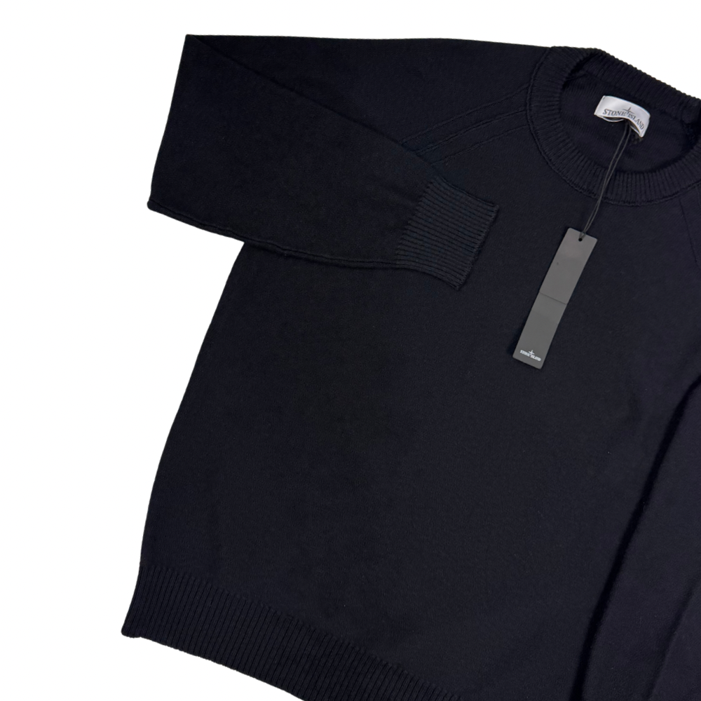Jersey Stone Island cuello redondo negro - talla 2XL