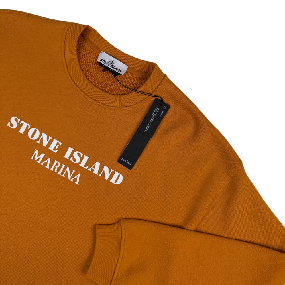 SUDADERA CUELLO REDONDO STONE ISLAND MARINA - talla L