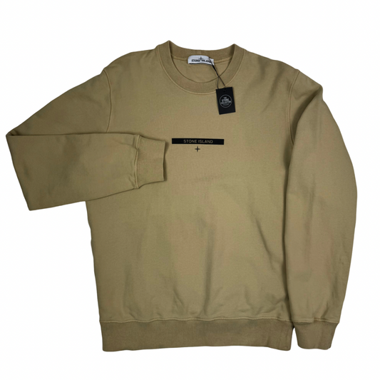 Sudadera cuello redondo Stone Island Beige - talla L