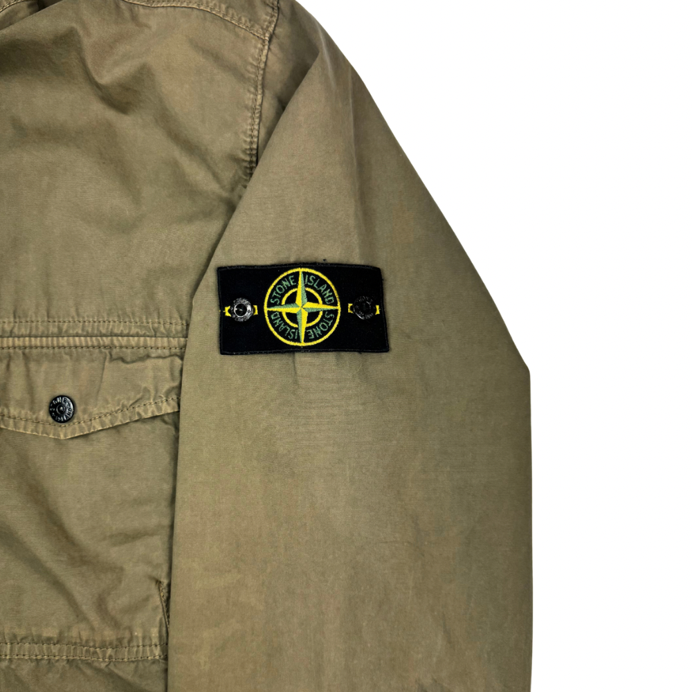 Sobrecamisa Stone Island verde militar - talla 2XL