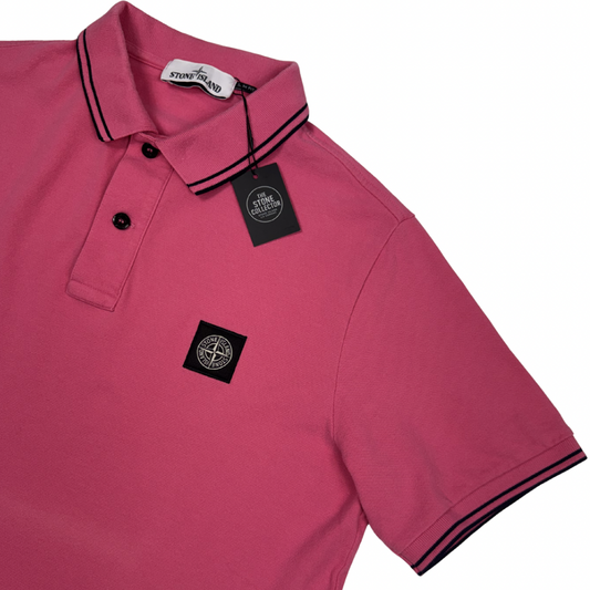 Polo Stone Island Rosa Manga corta - talla XL