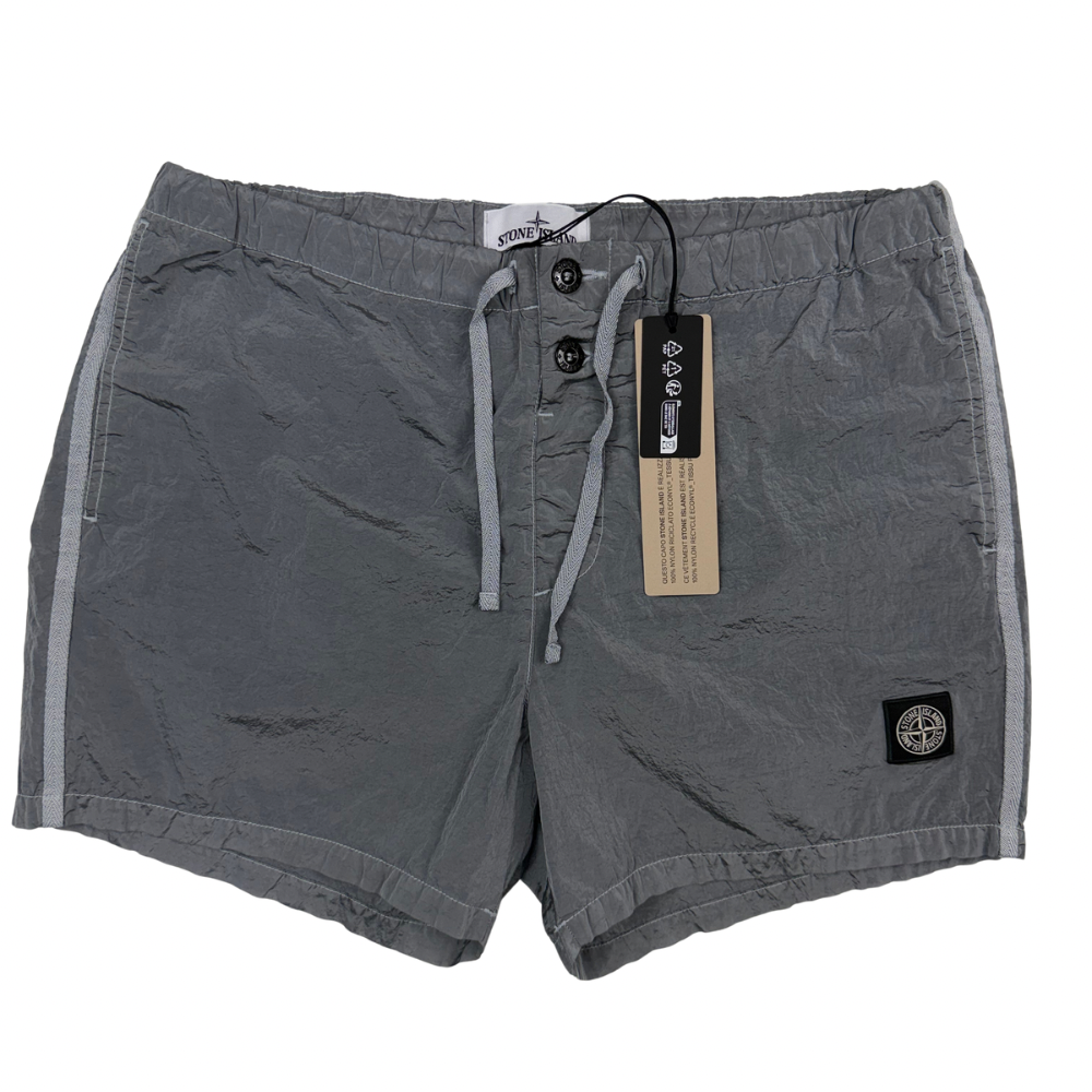 Bañador Stone Island Gris nylon metal - talla L