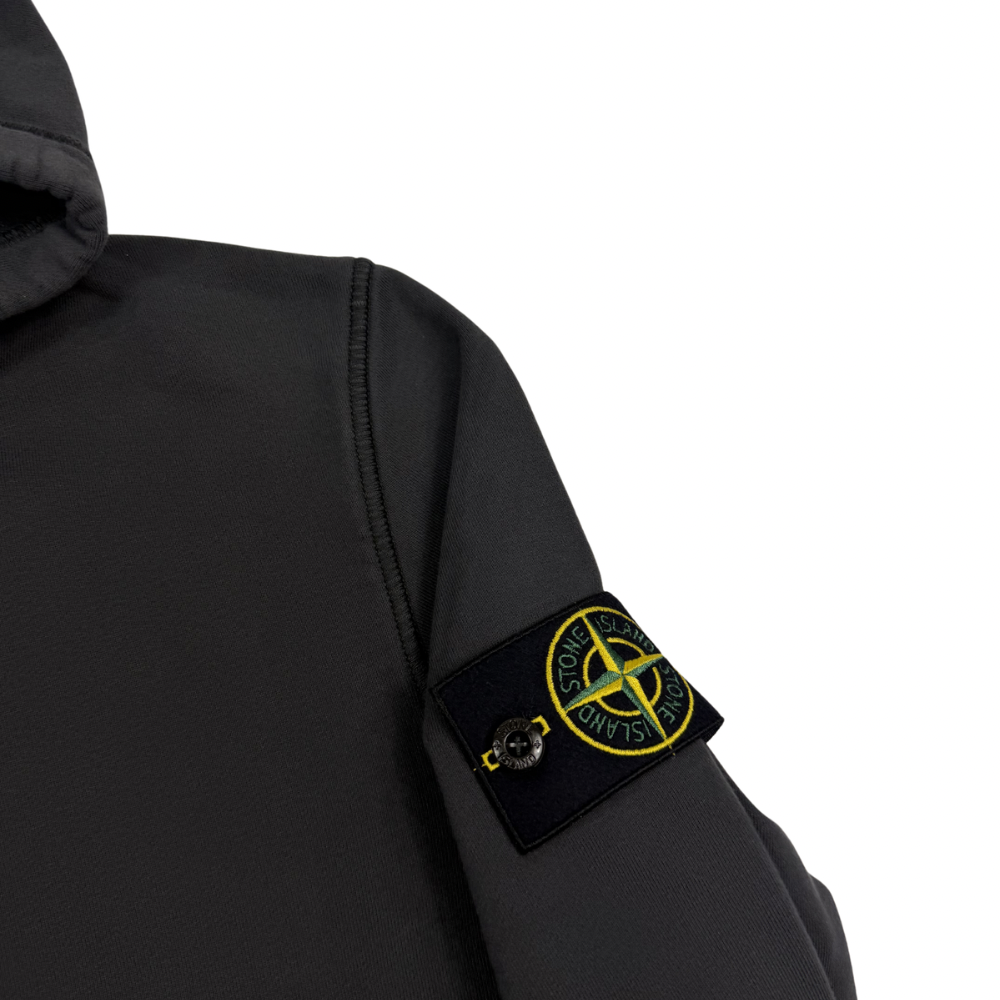 Sudadera Con Capucha Stone Island Gris - talla M