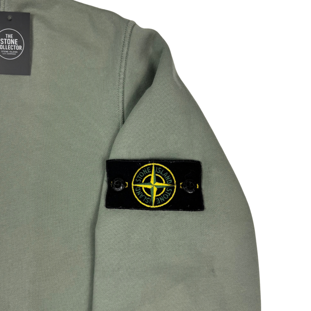Sudadera cuello redondo Stone Island verde claro - talla M