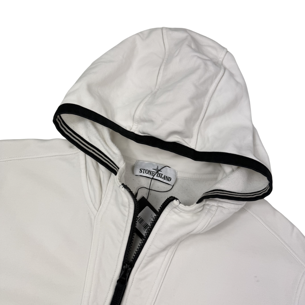 SUDADERA HALF - ZIP CON CAPUCHA STONE ISLAND - talla XL