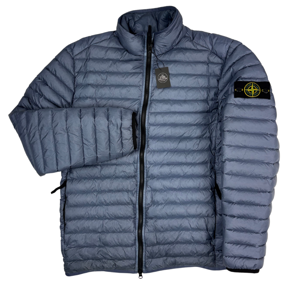 Chaqueta Stone Island Loom Woven Chambers R-Nylon Down-TC Azul - talla L