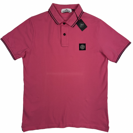 Polo Stone Island Rosa Manga corta - talla XL