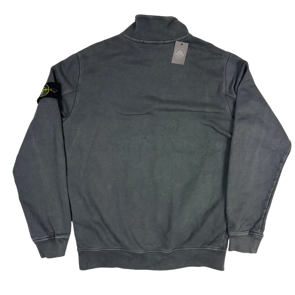 Sudadera con cremallera Stone Island gris oscuro - talla L