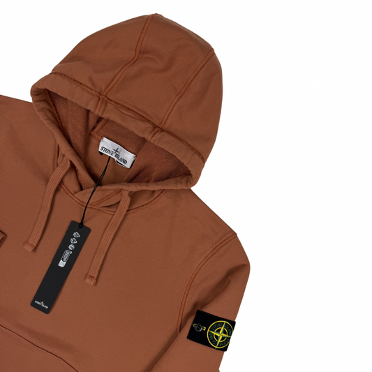 Sudadera Con Capucha Stone Island terracota - talla M