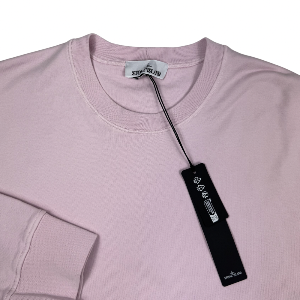 Sudadera cuello redondo Stone Island rosa - talla 2XL