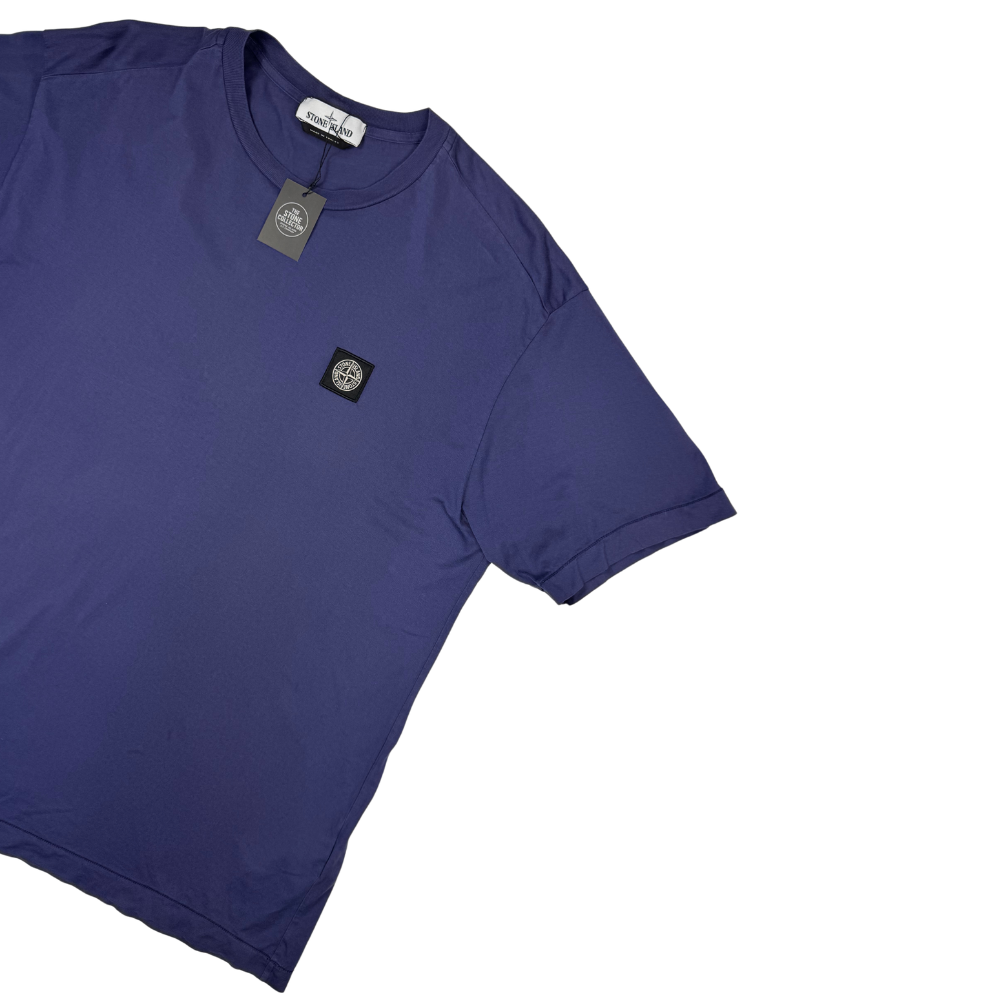 Camiseta Stone Island Morado manga corta - talla 2XL