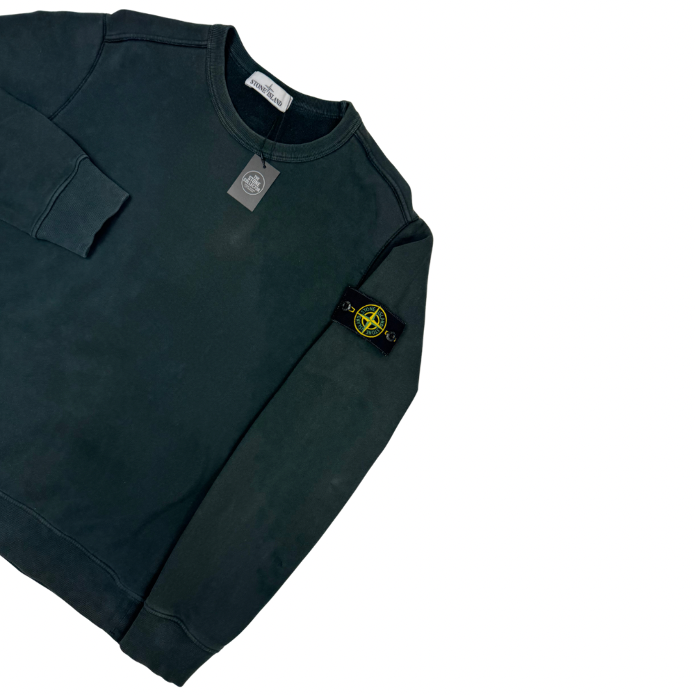 Sudadera cuello redondo Stone Island Verde oscuro - talla L