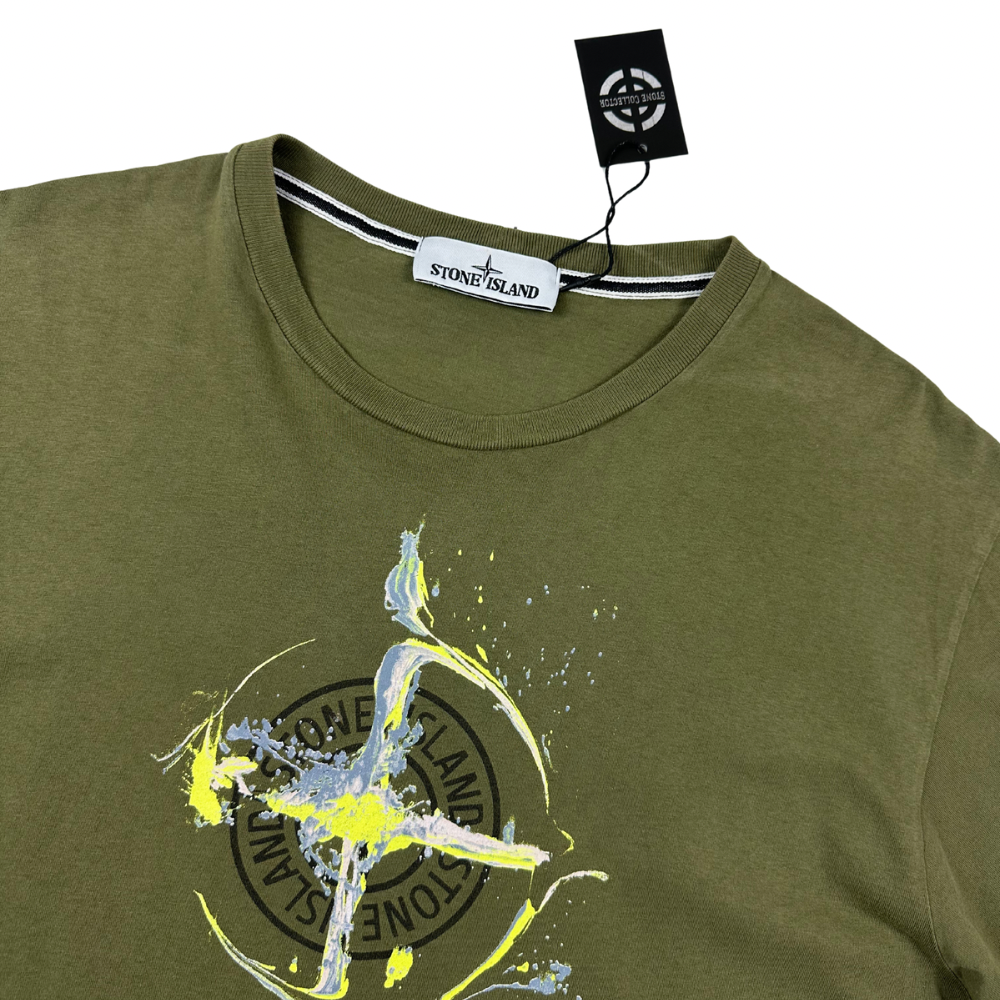 CAMISETA MANGA CORGA STONE ISLAND - talla L