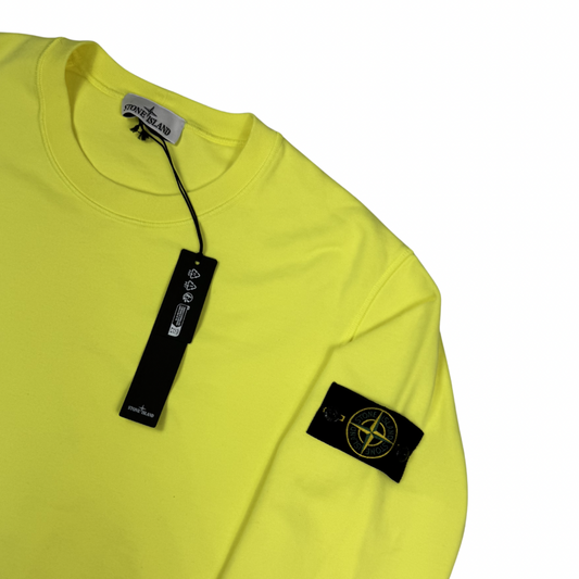 Sudadera cuello redondo Stone Island amarillo - talla 2XL