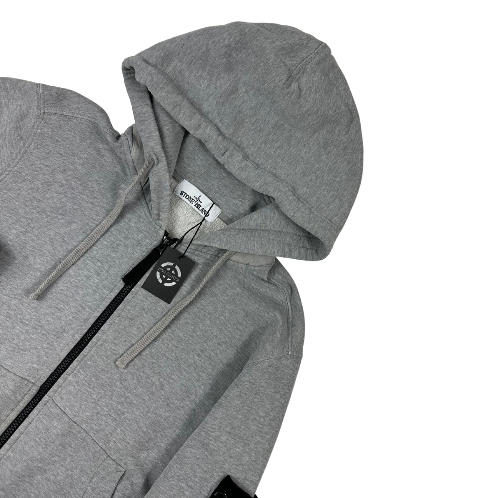 SUDADERA CON CREMALLERA Y CAPUCHA STONE ISLAND - talla XL