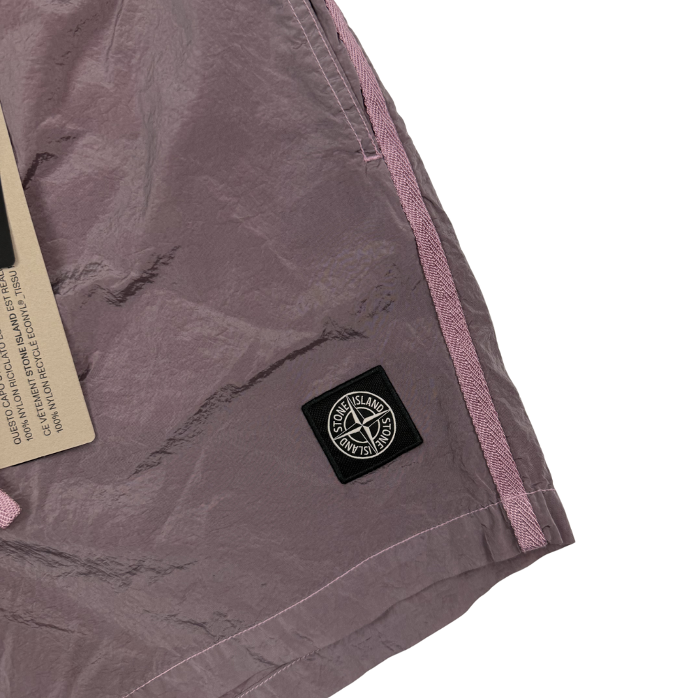 Bañador Stone Island Rosa nylon metal - talla M