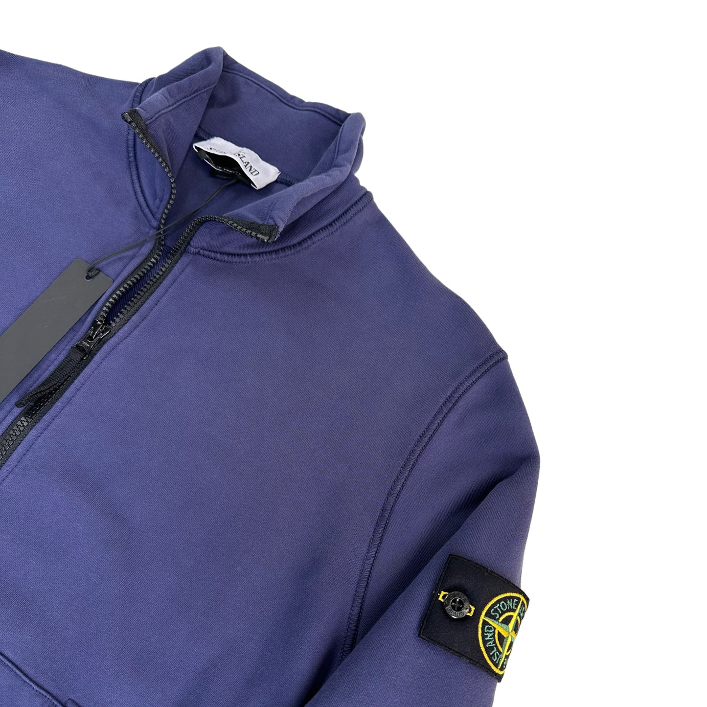 SUDADERA CON CREMALLERA STONE ISLAND - talla M