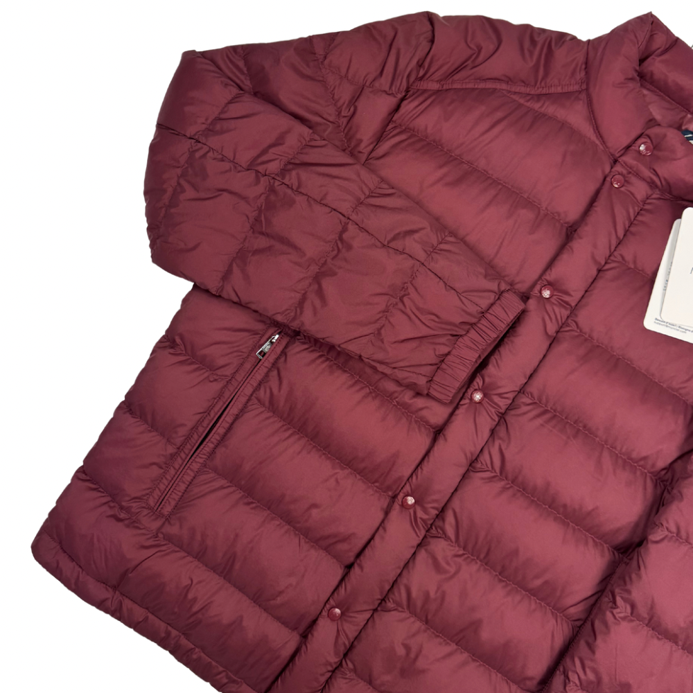 Plumífero Moncler Selves burdeos - talla 4 (L)