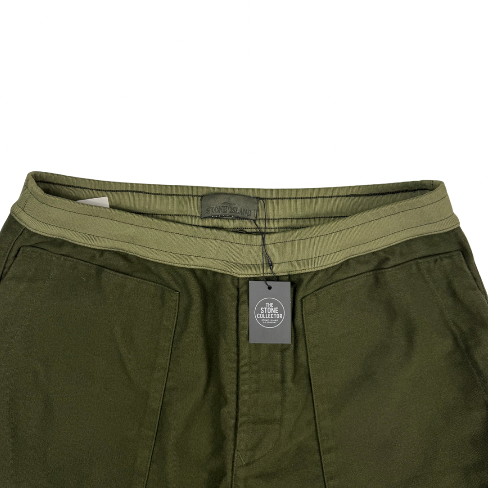 Pantalón Jogger Stone Island Ghost verde militar - talla W/33