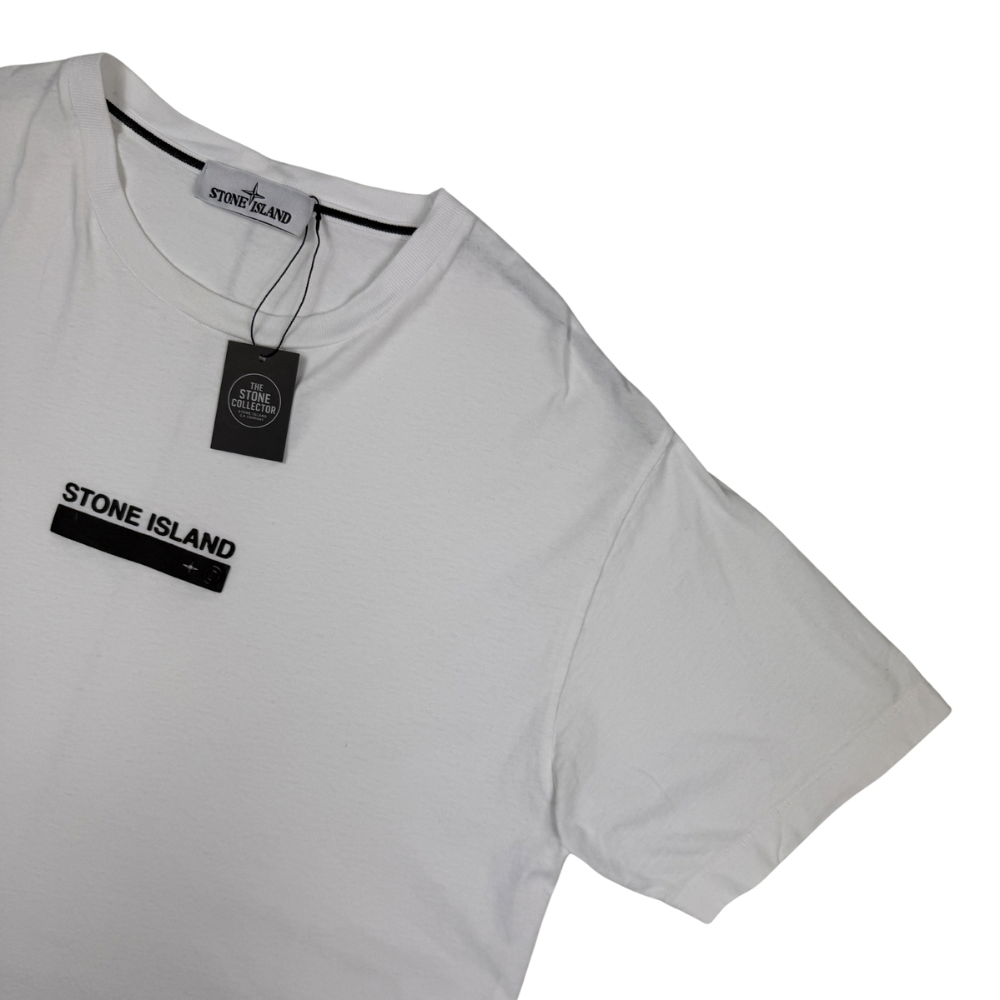 Camiseta Stone Island Blanca manga corta - talla XL