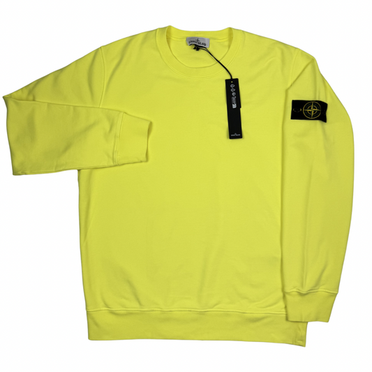 Sudadera cuello redondo Stone Island amarillo - talla 2XL