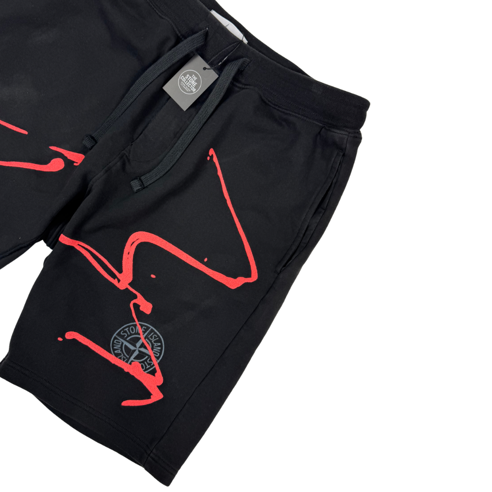 Pantalón Corto Jogger Stone Island negro - talla L