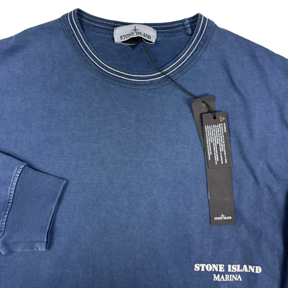 Sudadera cuello redondo Stone Island Marina - talla M/XL