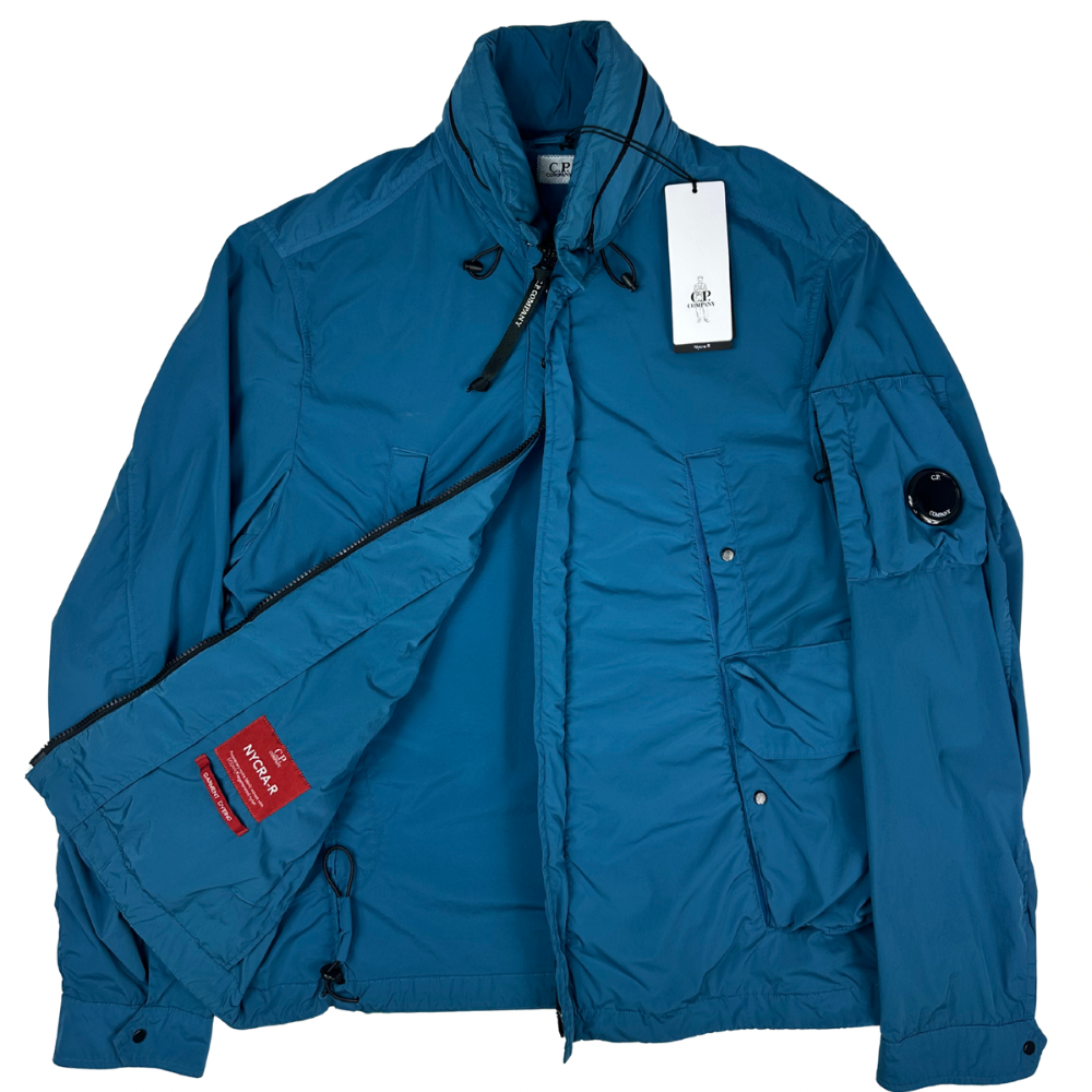 CHAQUETA IMPERMEABLE NYCRA - R NYLON CON GORRO EXTRAIBLE C.P COMPANY - talla 50