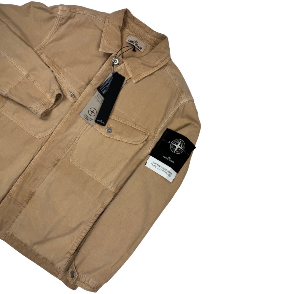 Chaqueta Stone Island Panama Tinto Terra Closed Loop Project naranja - talla L