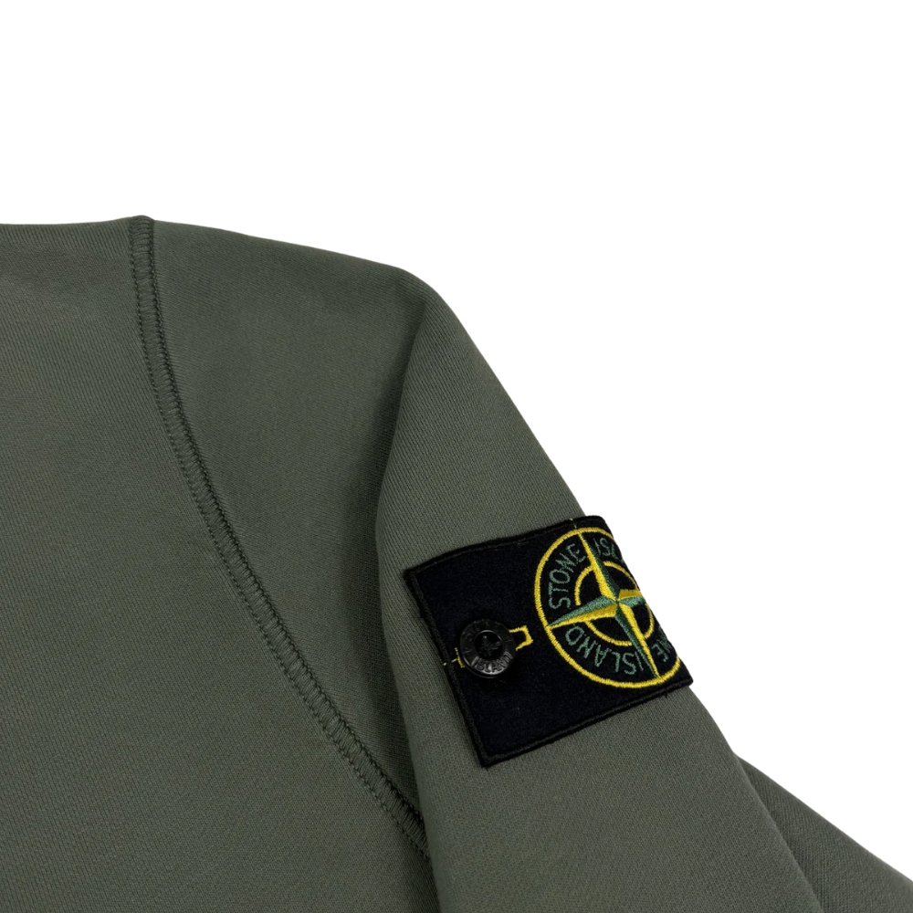 Sudadera Cuello Redondo Stone Island Verde Oscuro  - talla 3XL