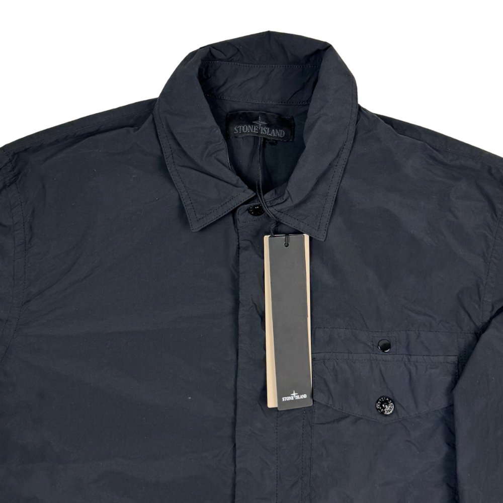 Sobrecamisa Stone Island Ghost con botones negro - talla M