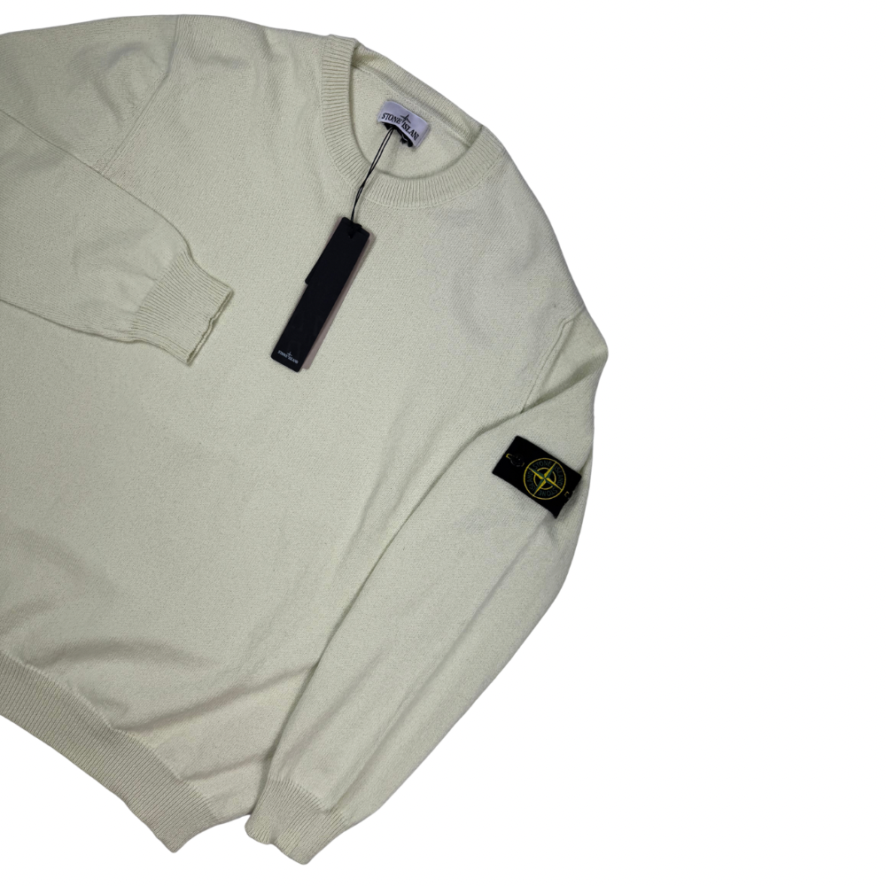 Jersey Stone Island cuello redondo lima claro - talla 3XL