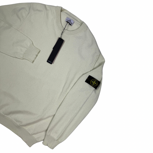 Jersey Stone Island cuello redondo lima claro - talla 3XL