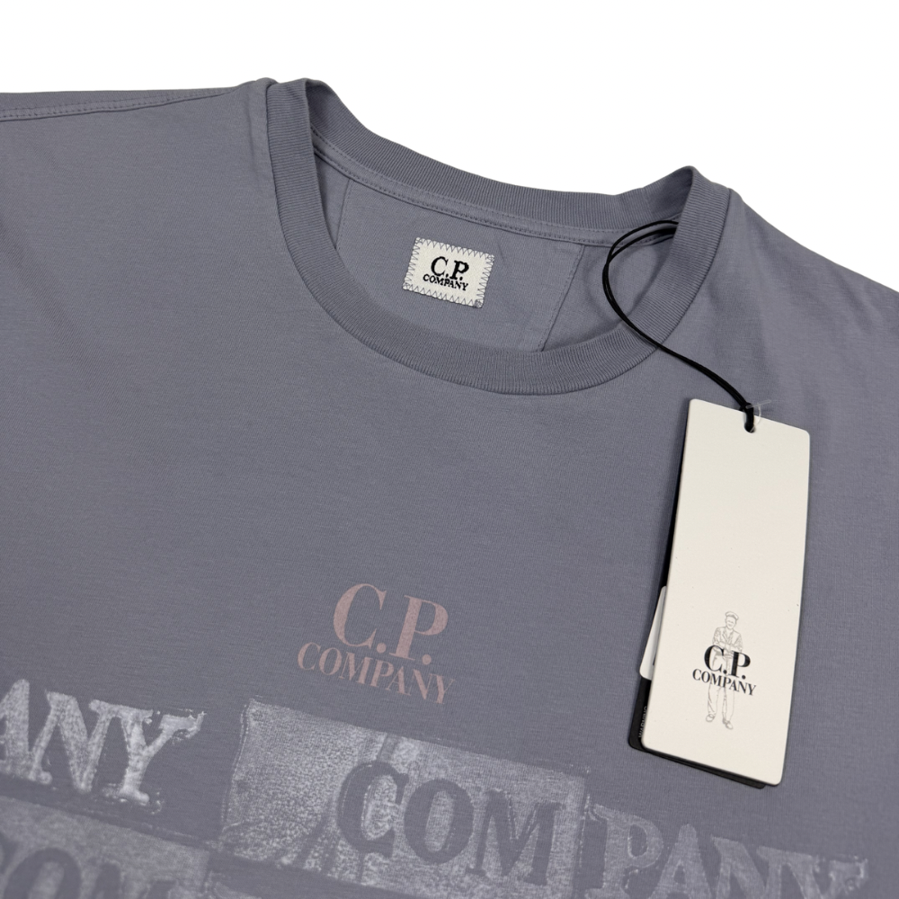 Camiseta C.P. Company morada manga corta - talla M