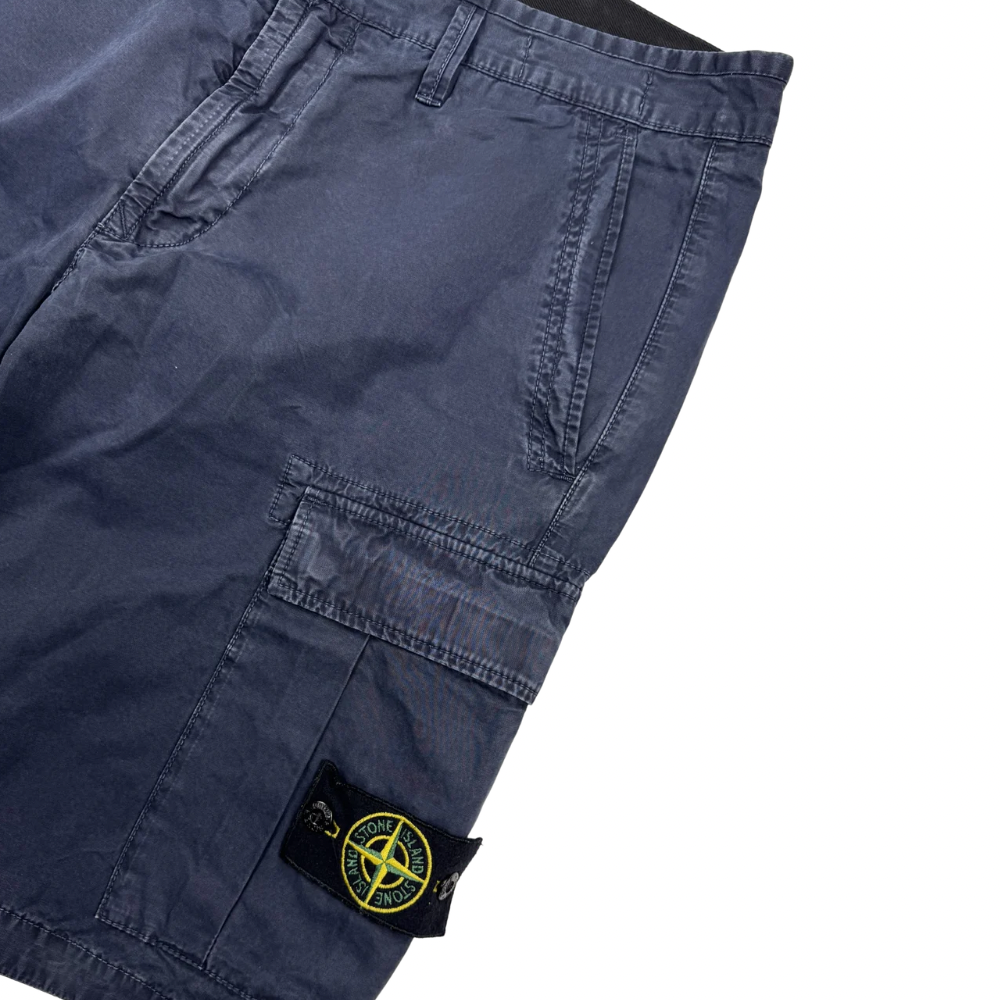 Pantalón Cargo Corto Stone Island Azul marino - talla W/33