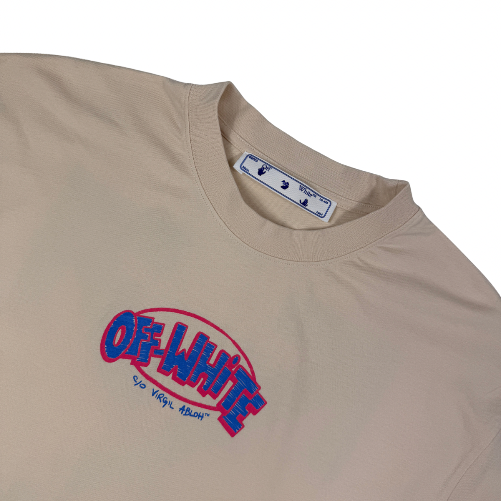 CAMISETA MANGA CORTA OFF WHITE - tallas L 2XL 3XL