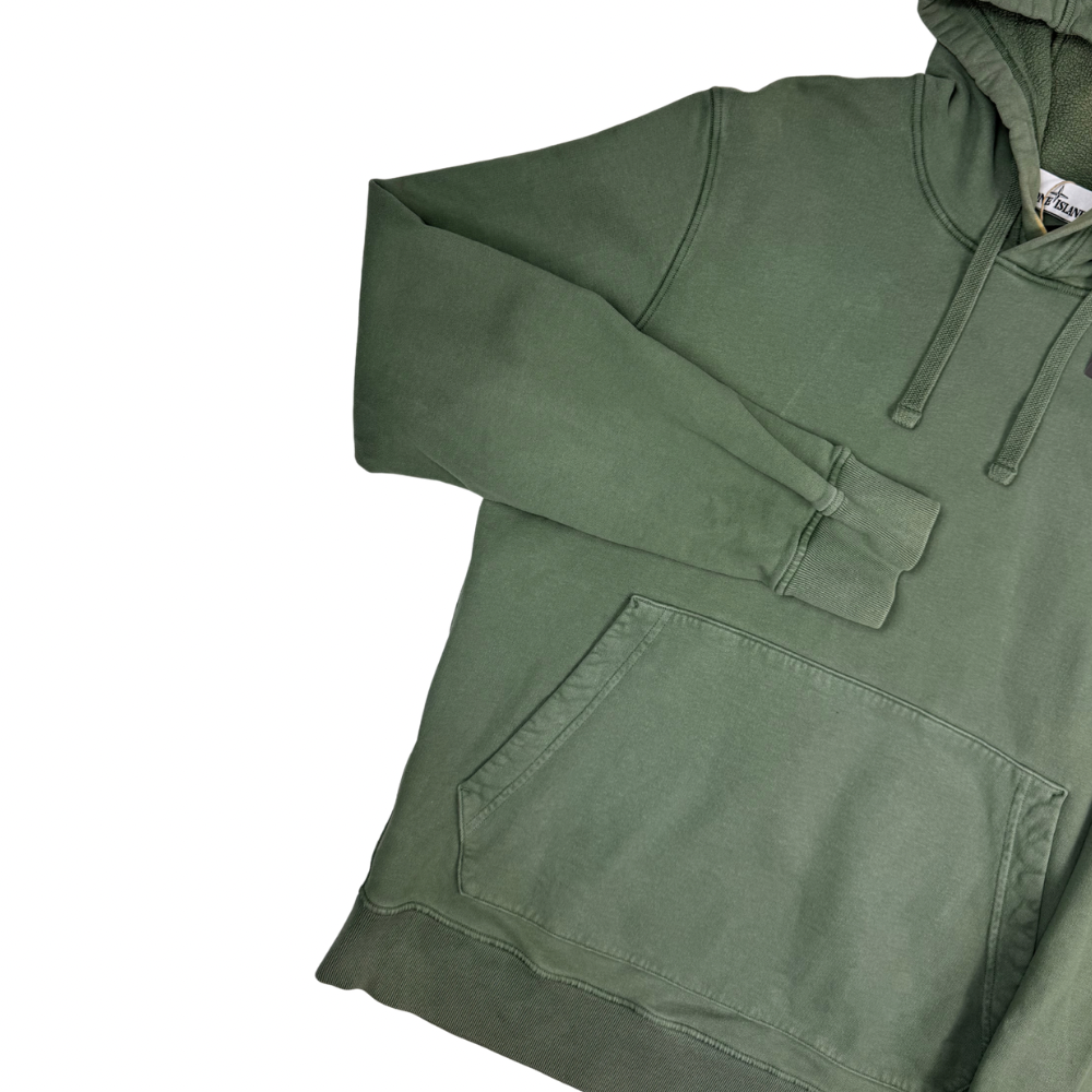 Sudadera con capucha Stone Island verde - talla L