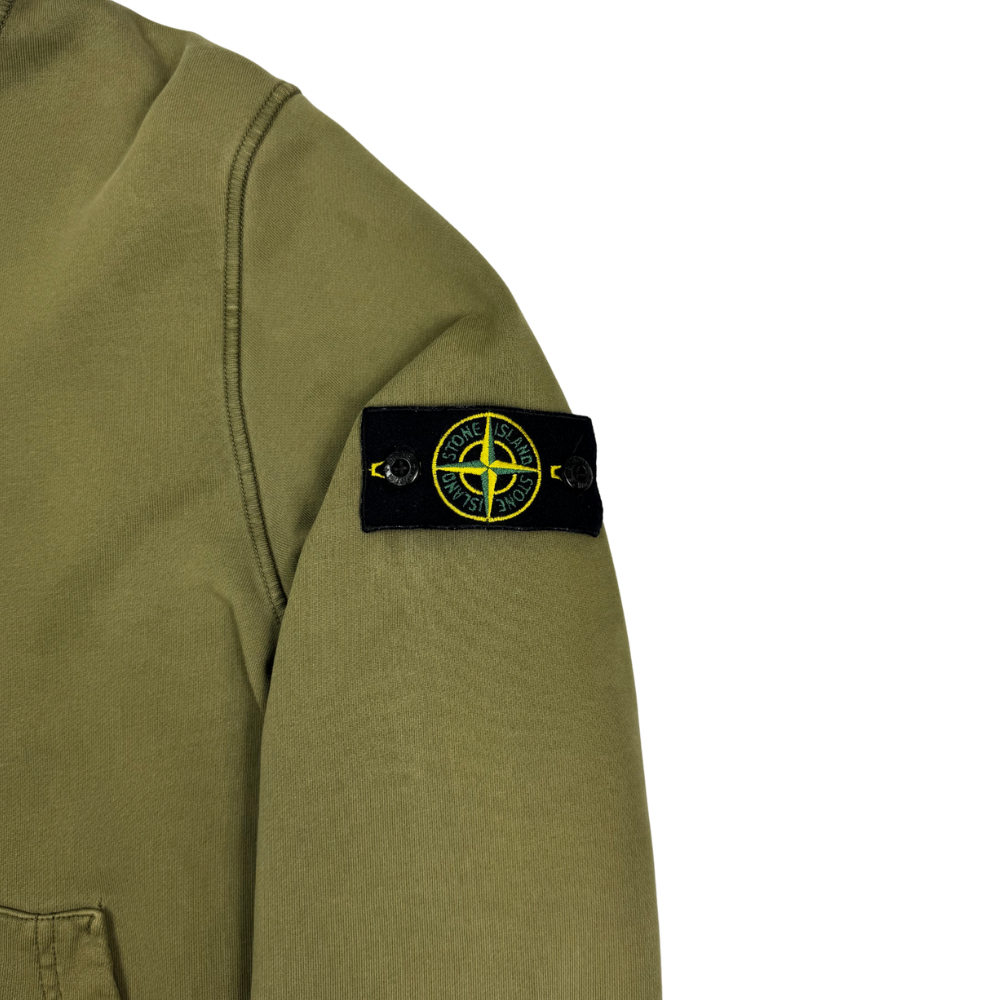 Sudadera con capucha Stone Island verde - talla M