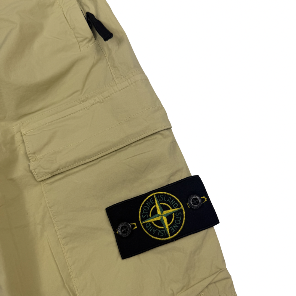 Pantalón Cargo Stone Island Beige Claro Type Re-t - talla W/32