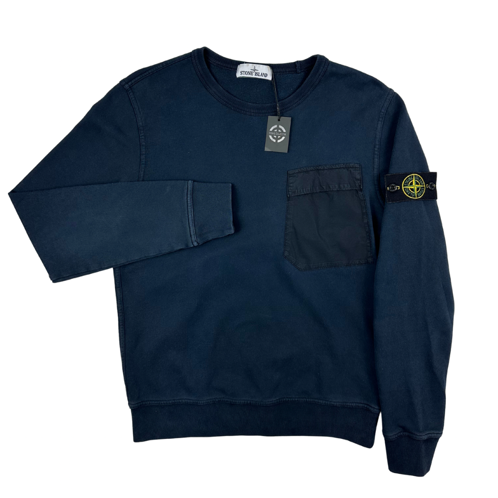 SUDADERA CUELLO REDONDO STONE ISLAND - talla M