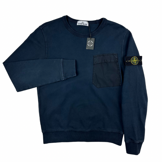 SUDADERA CUELLO REDONDO STONE ISLAND - talla M