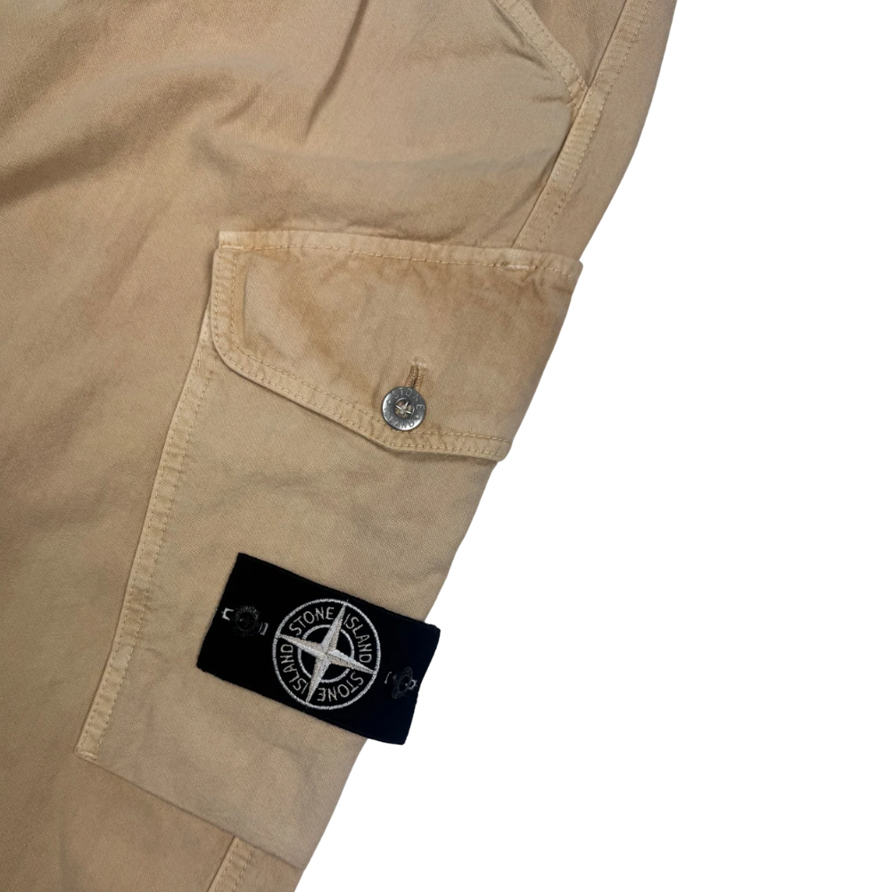 Pantalón Cargo Stone Island Closed Loop Project Naranja claro - talla W30/W32