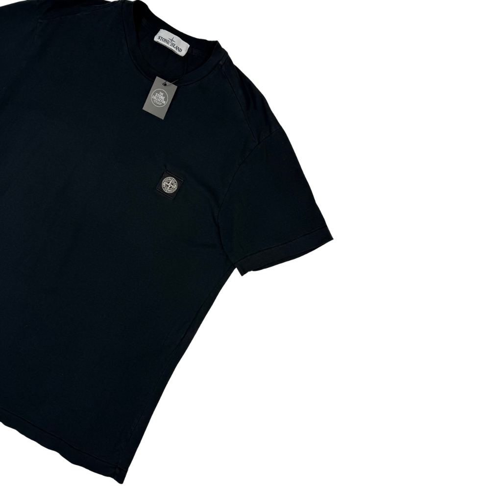 Camiseta Stone Island negro manga corta - talla 2XL