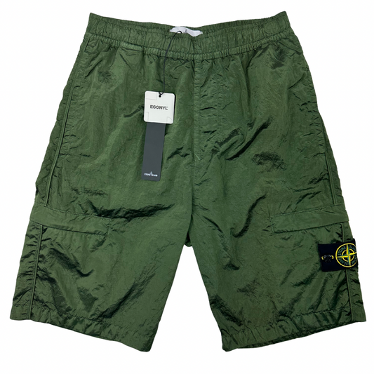 PANTALÓN CARGO CORTO COMFORT NYLON STONE ISLAND - talla W/28