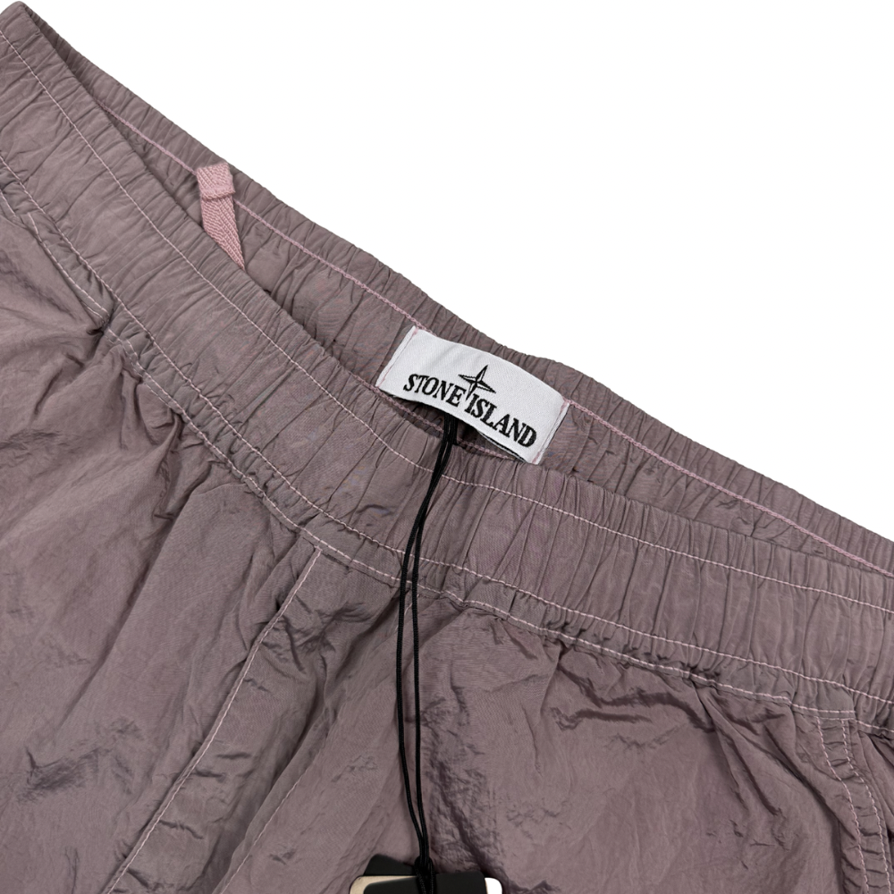 Pantalón Corto Stone Island Rosa nylon metal - talla W/28 / W/34