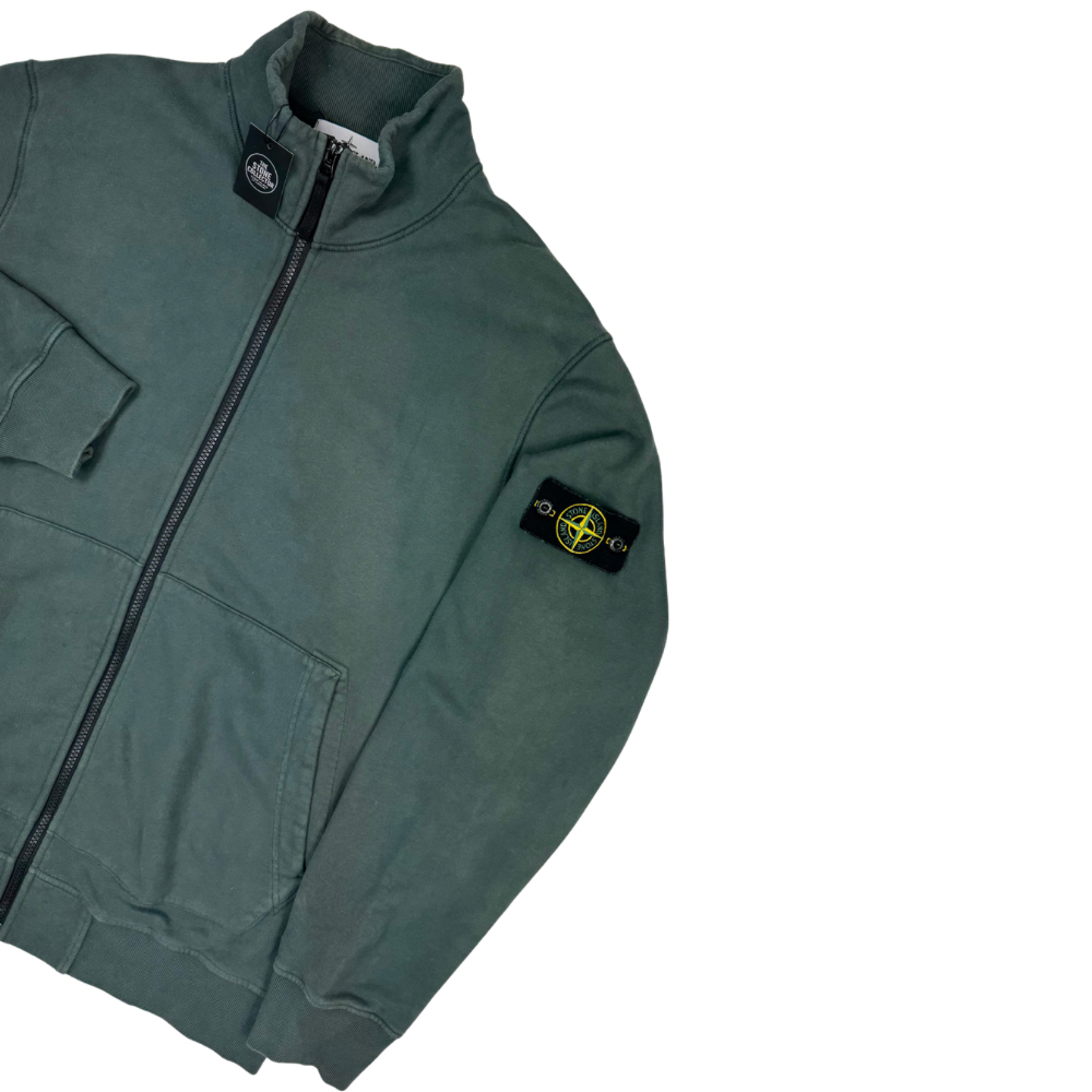 Sudadera con cremallera Stone Island Verde - talla XL