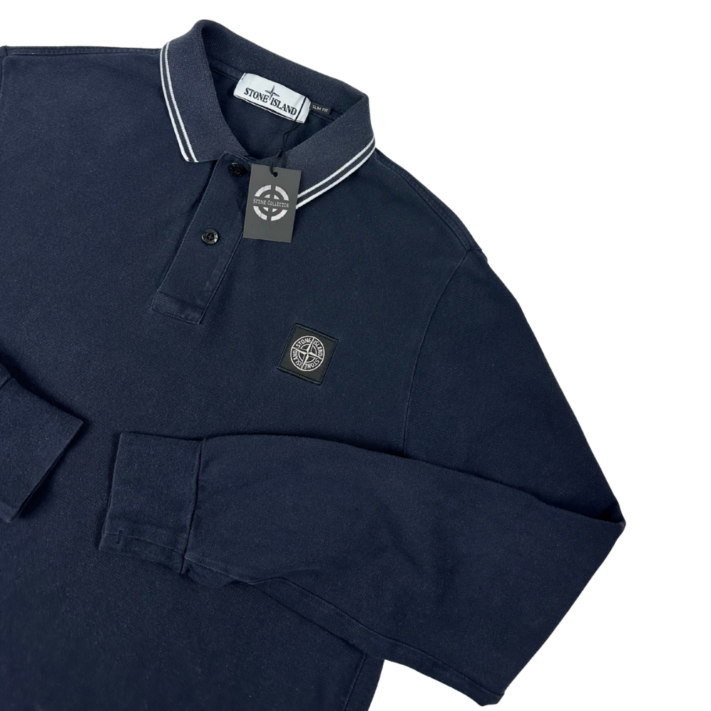 POLO MANGA LARGA STONE ISLAND - talla M