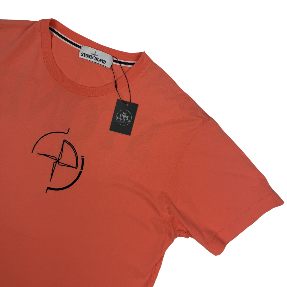 Camiseta Stone Island coral manga corta - talla L