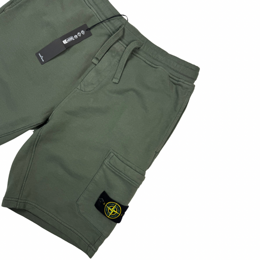 Pantalon Corto Jogger Stone Island verde - talla XL